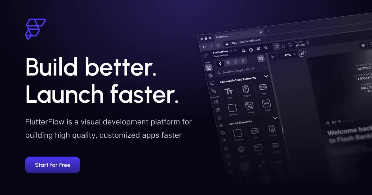 FlutterFlow preview