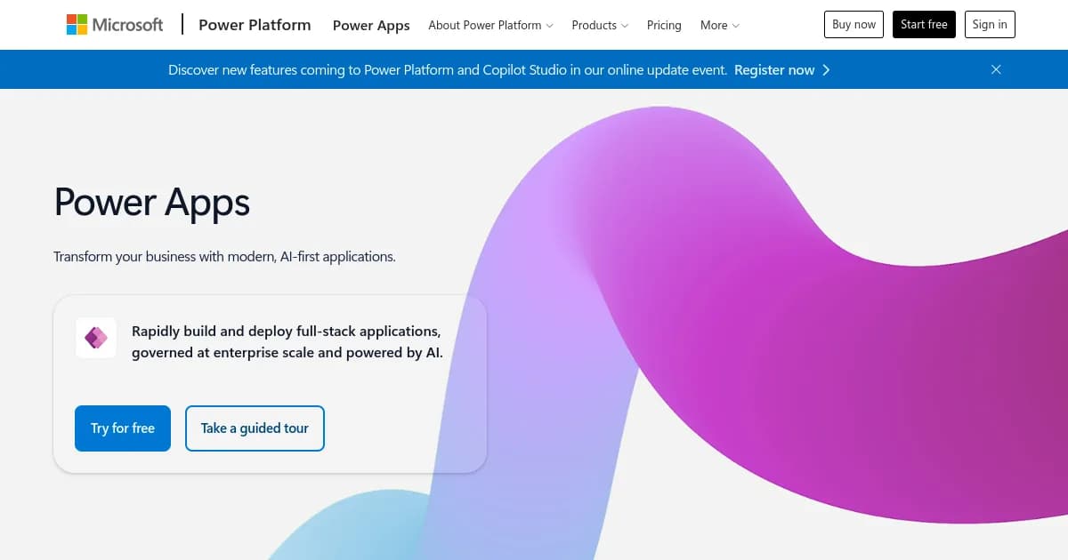 Microsoft Power Apps preview