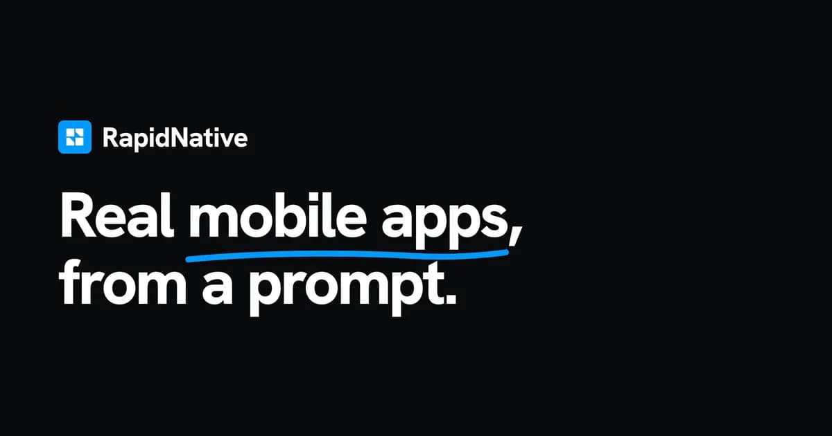 RapidNative preview