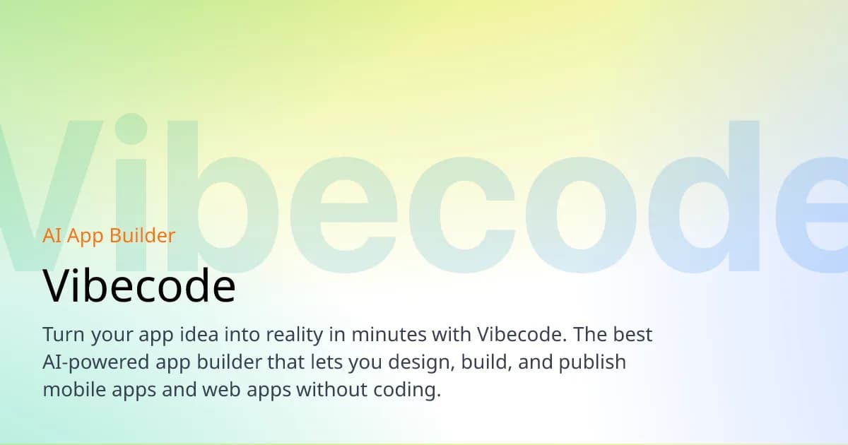 Vibecode preview