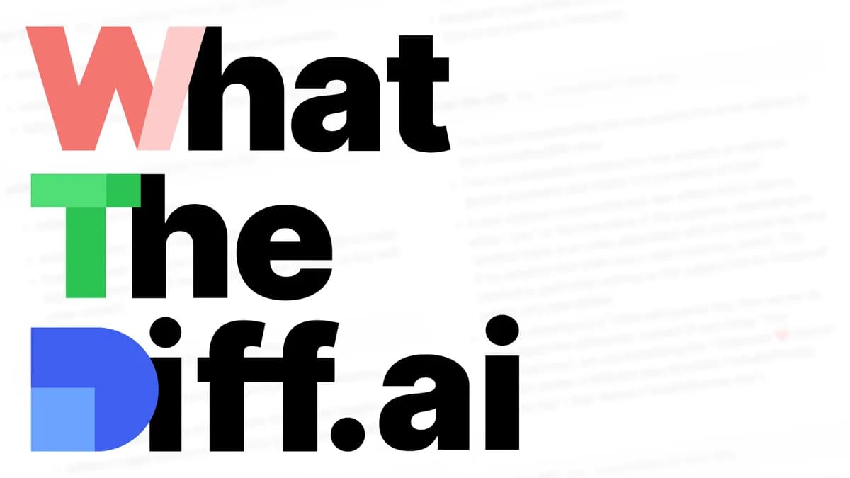 What The Diff preview