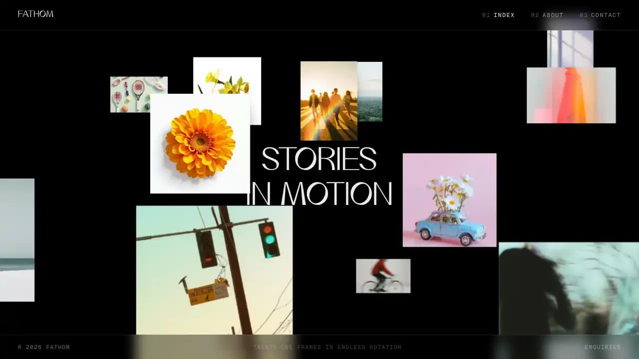Fathom, a site published with Modulify