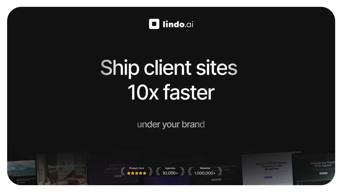 Lindo AI site artwork